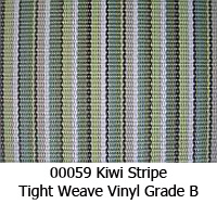 Vinyl fabric 00059 kiwi stripe