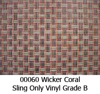 Sling fabric 00060 wicker coral