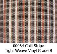 Vinyl fabric 00064 chili stripe