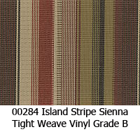 Vinyl fabric 00284 island stripe sienna