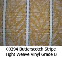 Vinyl fabric 00294 butterscotch stripe