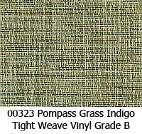 Vinyl fabric 00323 pompass grass indigo