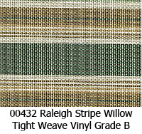 Vinyl fabric 00432 raleigh stripe willow