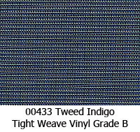 Vinyl fabric 00433 tweed indigo