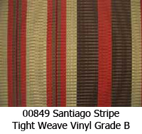 Vinyl fabric 00849 santiago stripe