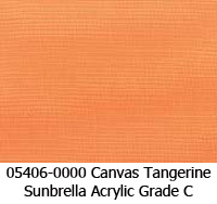 Sunbrella fabric 05406 canvas tangerine