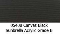Sunbrella fabric 05408 canvas black