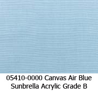 Sunbrella fabric 5410 canvas air blue