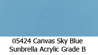 Sunbrella fabric 05424 canvas sky blue