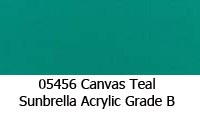 Sunbrella fabric 05456 canvas teal