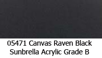 Sunbrella fabric 05471 canvas raven black