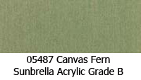 Sunbrella fabric 05487 canvas fern