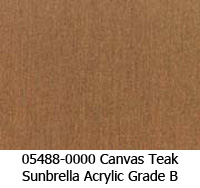 Sunbrella fabric 05488 canvas teak