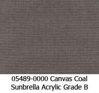 Sunbrella fabric 05489 canvas coal
