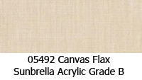 Sunbrella fabric 05492 canvas flax