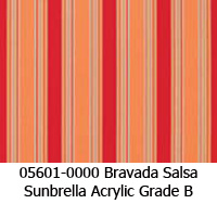 Sunbrella fabric 05601 bravada salsa