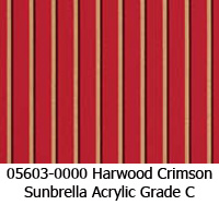 Sunbrella fabric 05603 harwood crimson