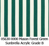 Sunbrella fabric 05630 mason forest green