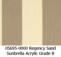 Sunbrella fabric 05695 regency sand