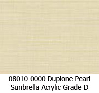Sunbrella fabric 08010 dupione pearl