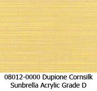 Sunbrella fabric 08012 dupione cornsilk