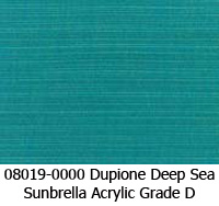 Sunbrella fabric 08019 dupione deep sea