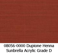 Sunbrella fabric 08056 dupione henna