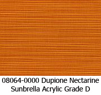 Sunbrella fabric 08064 dupione nectarine