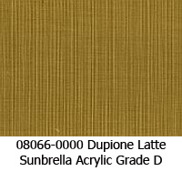 Sunbrella fabric 08066 dupione latte