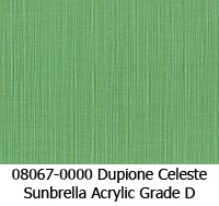 Sunbrella fabric 08067 dupione celeste