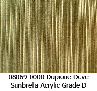 Sunbrella fabric 08069 dupione dove