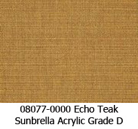 Sunbrella fabric 08077 echo teak