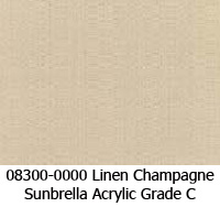 Sunbrella fabric 08300 linen champagne