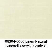 Sunbrella fabric 08304 linen natural