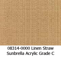 Sunbrella fabric 08314 linen straw