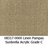 Sunbrella fabric 08317 linen pampas