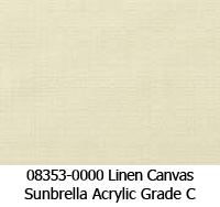 Sunbrella fabric 08353 linen canvas