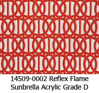 Sunbrella fabric 14509-0002 reflex flame
