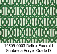 Sunbrella fabric 14509-0003 reflex emerald
