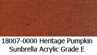 Sunbrella fabric 18007 heritage pumpkin
