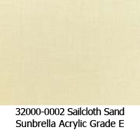 Sunbrella fabric 32000-0002 sailcloth sand