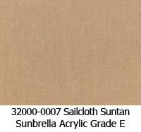 Sunbrella fabric 32000-0007 sailcloth suntan
