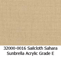 Sunbrella fabric 32000-0016 sailcloth sahara