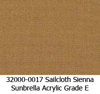 Sunbrella fabric 32000-0017 sailcloth sienna
