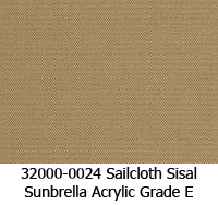 Sunbrella fabric 32000-0024 sailcloth sisal