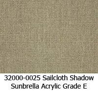 Sunbrella fabric 32000-0025 sailcloth shadow