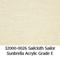 Sunbrella fabric 32000-0026 sailcloth sailor