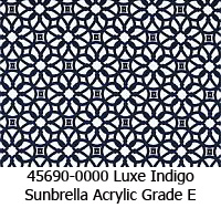 Sunbrella fabric 45690 luxe indigo