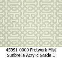 Sunbrella fabric 45991 fretwork mist