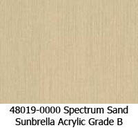 Sunbrella fabric 48019 spectrum sand